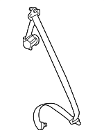 64660SA010ES - : Outer Belt Assembly for Subaru: Forester Image