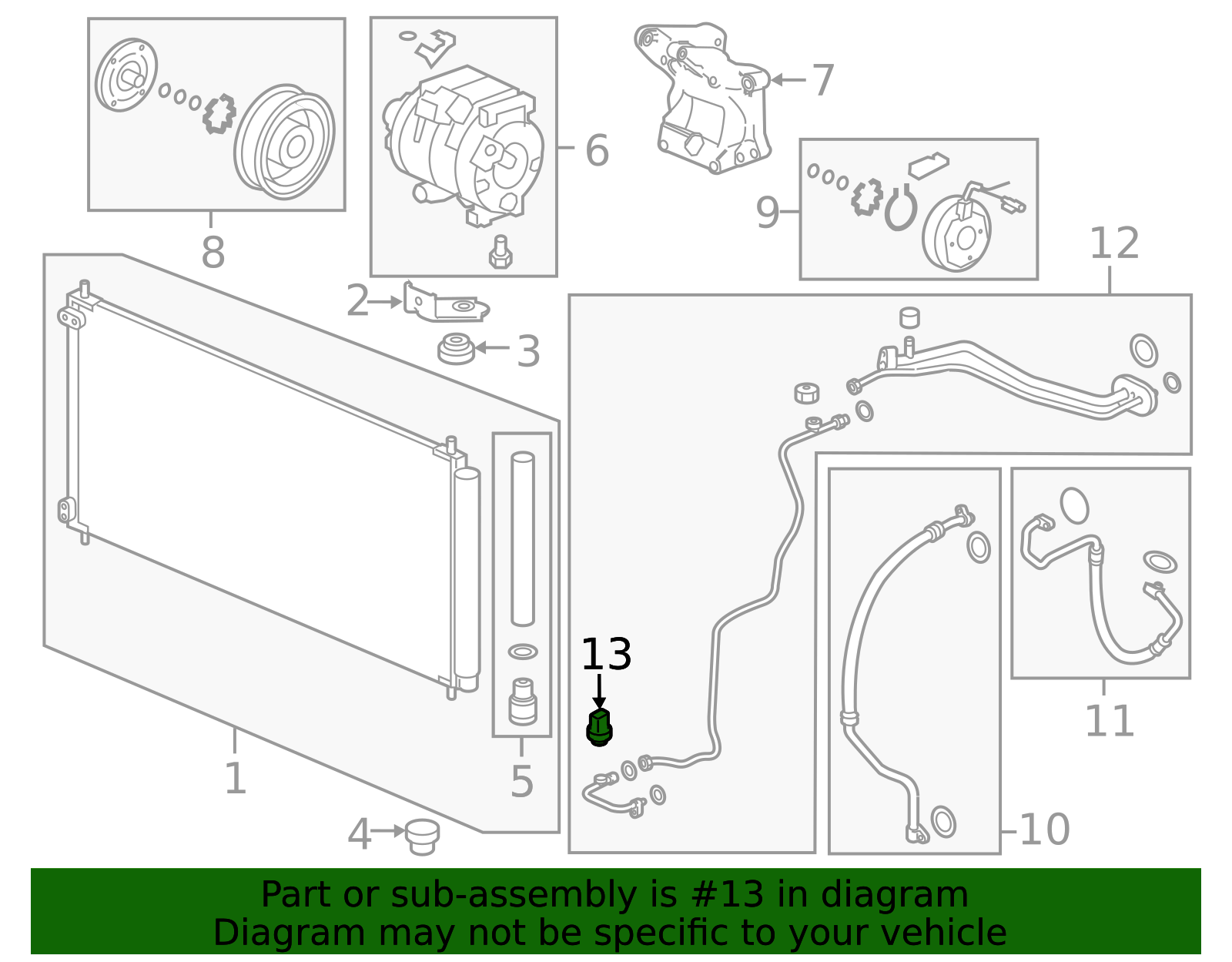 80450-T2F-A01 - High-Quality Pressure Sensor for 2013-2025 Acura ...