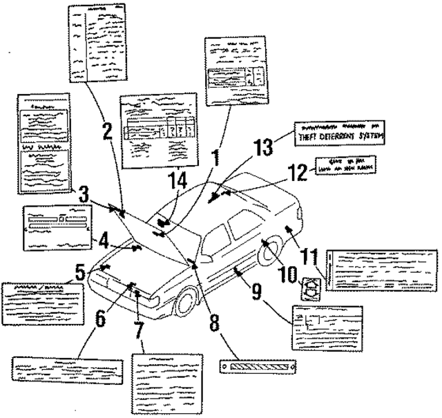 HF1061439C - : AC Label for Mazda Image