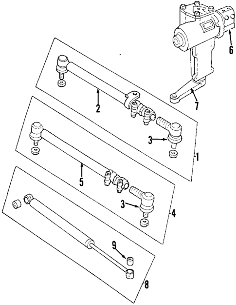 Steering Gear & Linkage for 1996 Land Rover Range Rover #0