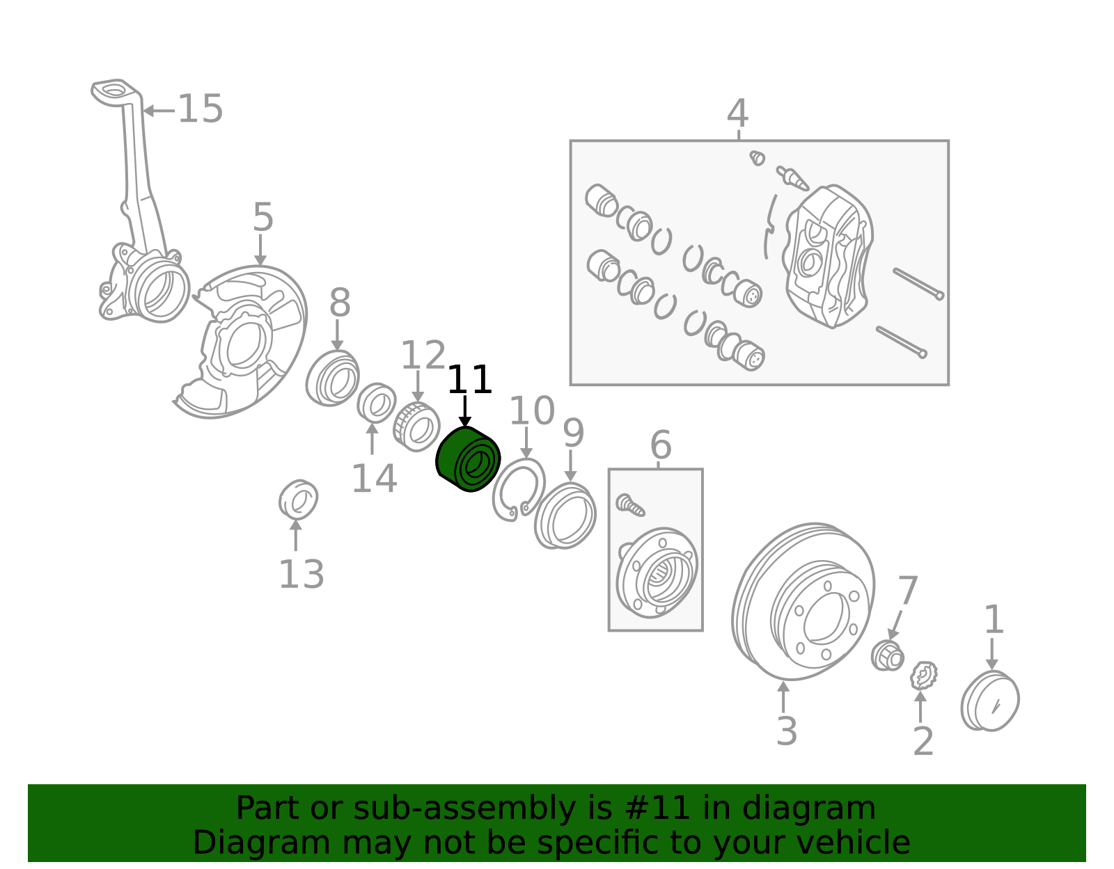 90369-54002 - Wheel Bearing (Left, Right, Front) 1995-2007 Toyota