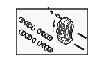 4773004040 - Brakes: Caliper for Toyota: Tacoma Image
