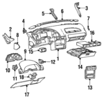 10067976 - Body: Headlamp Switch for Chevrolet: Beretta, Corsica Image