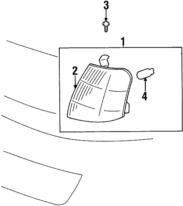 8162107010 - : Parking Light Lens for Toyota Image