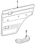 6763090A0306 - Body: Door Trim Panel for Toyota: Land Cruiser Image