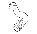 17127540127 - Cooling System: Upper Hose for BMW: 1 Series M, 128i, 135i, 135is, 335i, 335i xDrive, 335is, 335xi, X1, Z4 Image