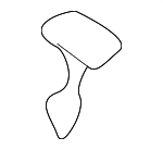 4656278 - : Seat Belt Buckle Button Stop for Saab: 9-5 Image