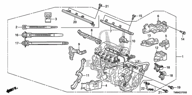 Engine Wire Harness for 2013 Honda Insight #0