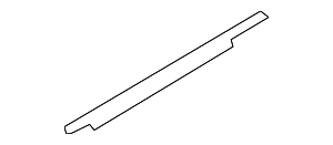8K0853283J2ZZ - Body: Door Belt Molding for Audi Image