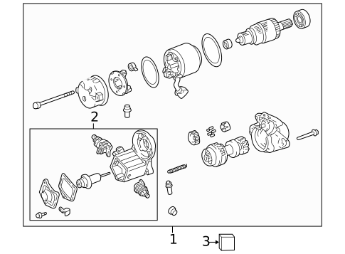 Starter for 1997 Toyota RAV4 #1