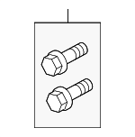 1140308806K - : Water Pump Assembly Lower Bolt for Kia: Forte, Forte Koup, K5, Optima, Rondo, Sorento, Sportage, Stinger Image