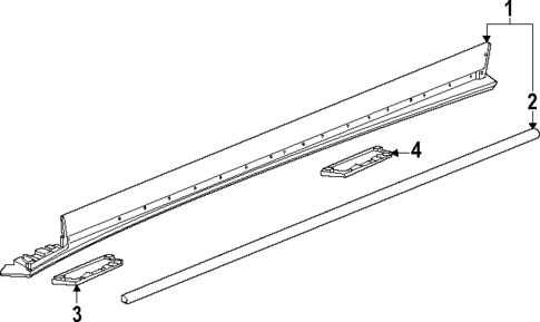 Exterior Trim - Pillars for 2024 Acura ZDX #0
