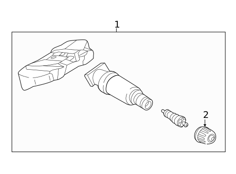Tire Pressure Monitor Components for 2019 BMW i8 #0