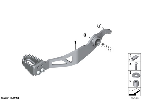 Brake Pedal, Connection Linkage for 2026 BMW-Motorrad F 450 GS #0
