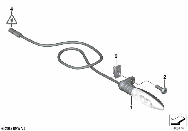 7129907402 - Lights: Fillister-Head Screw - M6X20-8.8-ZNNIV for BMW-Motorrad Image