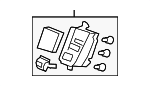 79620TA0A01ZA - Body: Heater Control for Honda: Accord Image