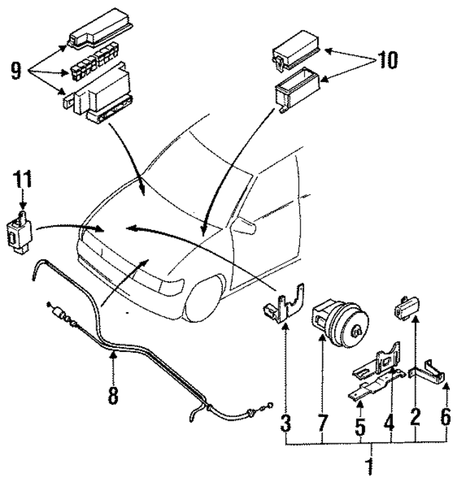 LB4166760 - Electrical: Fuse Box Main for Mazda Image