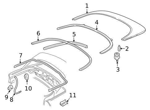 Stowage Compartment for 2011 Porsche Boxster #0