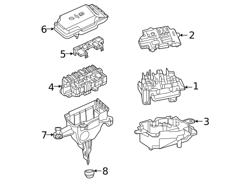 Fuse & Relay for 2025 Mercedes-Benz GLE63 AMG S #12