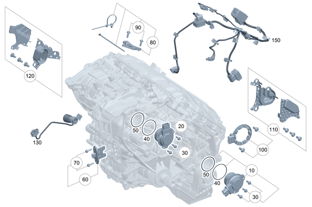 4652701900 - Electric Drive/Hybrid Drive: Parts Kit, Park Pawl for Mercedes-Benz: G580 Image image