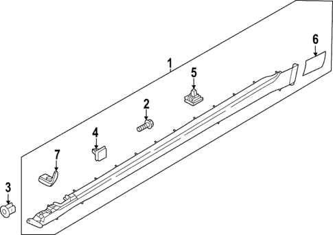 Exterior Trim - Pillars for 2024 Genesis G80 #0