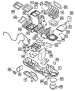 5142321AA - Air Conditioning &amp; Heater: Packing, Upper for Mopar Image