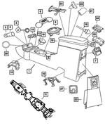 1AC941KAAC - Electrical: Base Console for Mopar Image