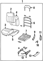 8124730200 - : Recline Handle for Isuzu Image