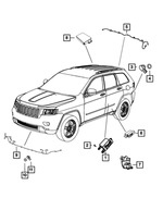 1EW63KEPAA - Electrical: Park Assist Sensor, Paint As Required for Mopar Image