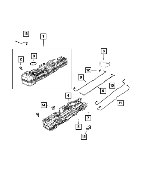 Fuel Tank for 2018 Jeep Wrangler #0