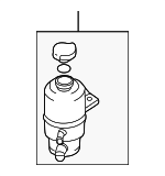 MN101235 - Steering: Power Steering Reservoir for Mitsubishi Image