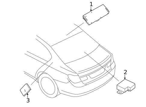 Antenna & Radio for 2011 BMW 750Li xDrive #1