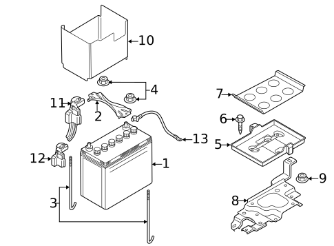 Battery for 2011 Mazda 2 #0
