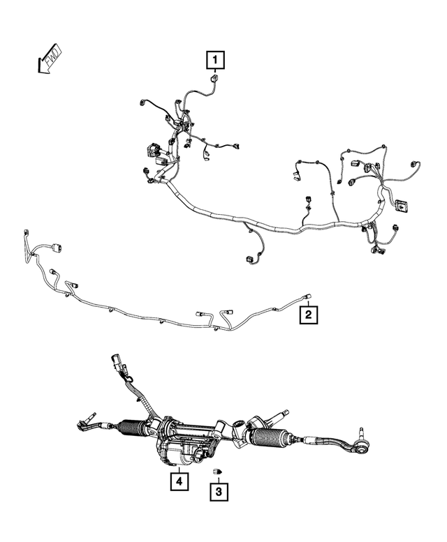 68251892AD - Electrical: Front End Module Wiring for Mopar Image image