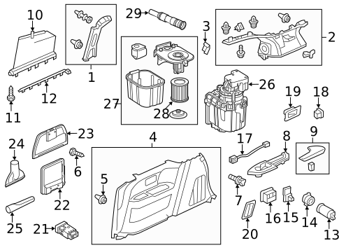 Interior Trim - Side Panel for 2016 Honda Odyssey #0