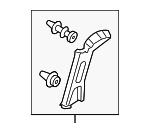 84131TK8A01ZC - Body: Pillar Trim for Honda: Odyssey Image