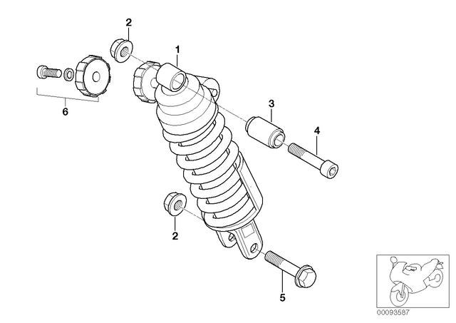 33537665861 - : Handwheel For Spring Strut Adjustment for BMW-Motorrad Image