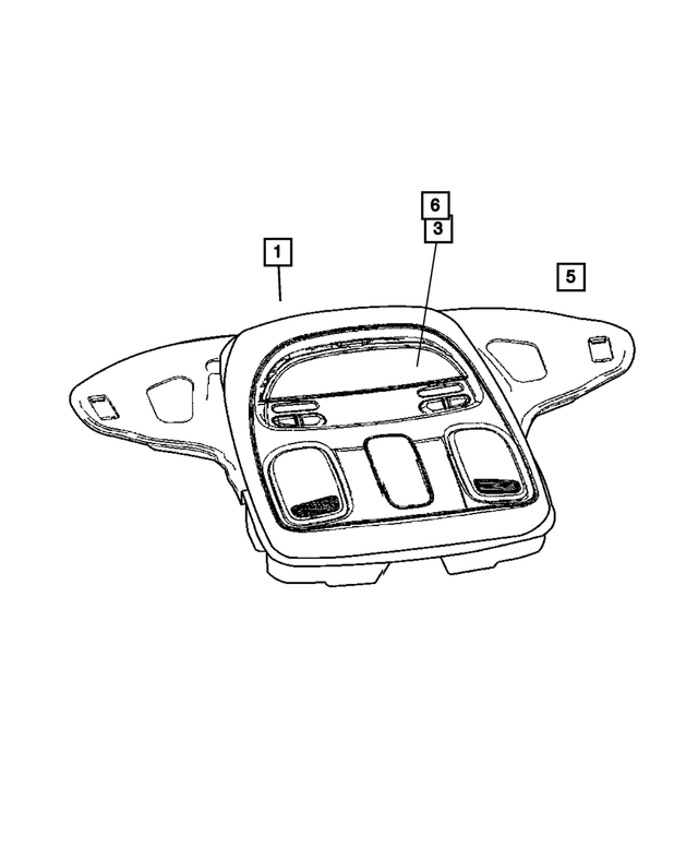 5179793AA - Instrument Panel and Radios and Consoles: Backing Plate for Mopar Image image