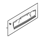 91112AE57BNN - : Rear Molding for Subaru: Baja Image