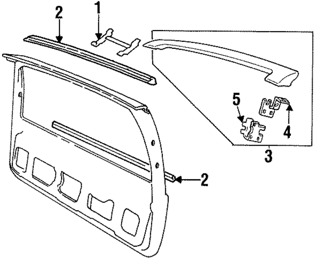 9124989 - : Spoiler Bolt Plate for Volvo Image