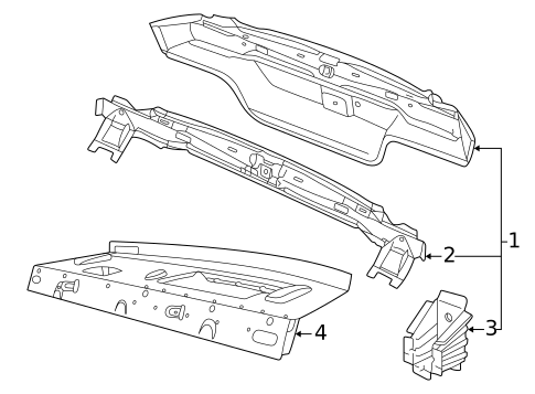 Rear Body for 2007 Saab 9-5 #1