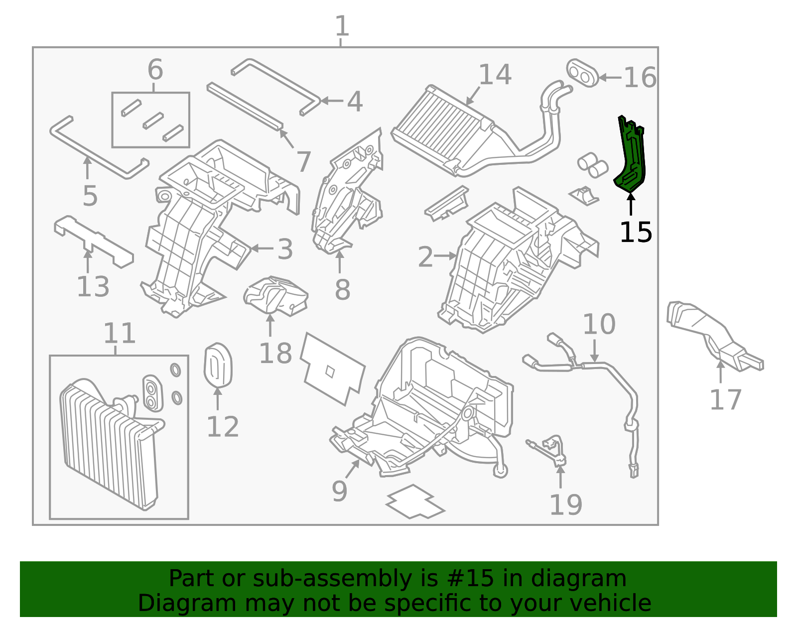 2017-2022 Genesis G90 Heater Core Cover 97171-D2000 | MotorMotor