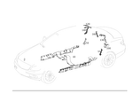 2048204000 - Electrical System: Cable Duct for Mercedes-Benz Image
