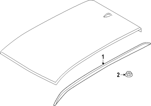 Exterior Trim - Roof for 2025 BMW X3 #1
