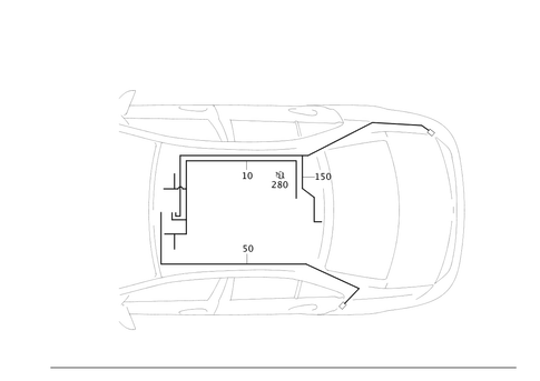 Wiring Harness for Roof for 2011 Mercedes-Benz C350 #0