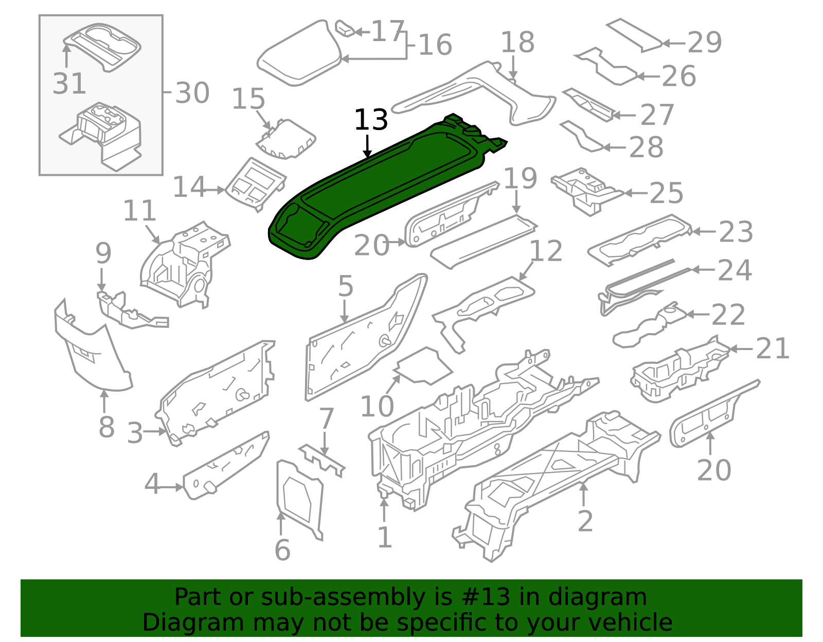 Console Trim Panel - Refresh Your Cabin's Factory Look | AutoNation Parts