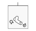 282753L120 - : Vent Hose for Genesis: G70, G80, G90 Image