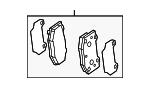 84732503 - Brakes: Brake Pads for GM Image