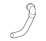 9075010200 - Cooling System: Filler Hose for MB Vans Image