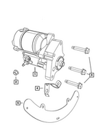 R4896464AC - Electrical: Engine Starter, Remanufactured for Mopar Image